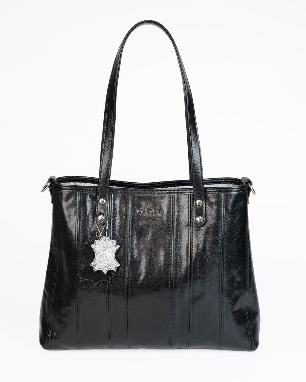 9 Panel Shopper Tote in Black