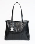 9 Panel Shopper Tote in Black