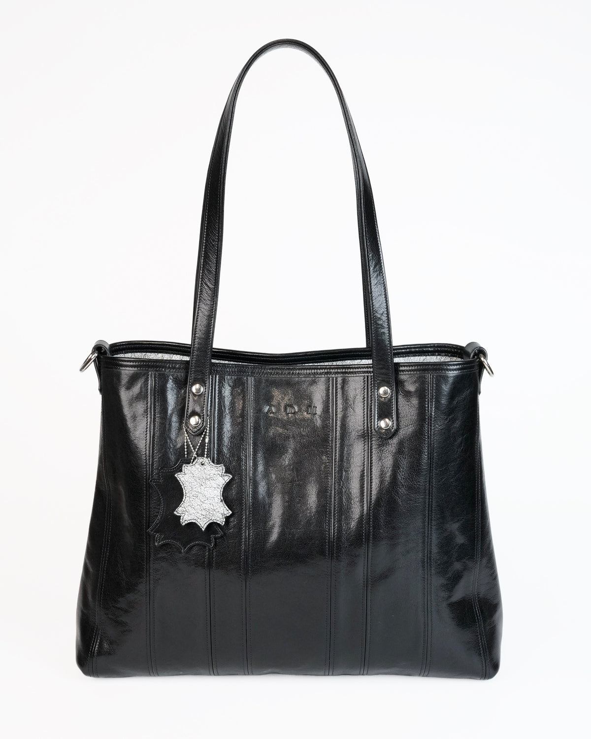 9 Panel Shopper Tote in Black