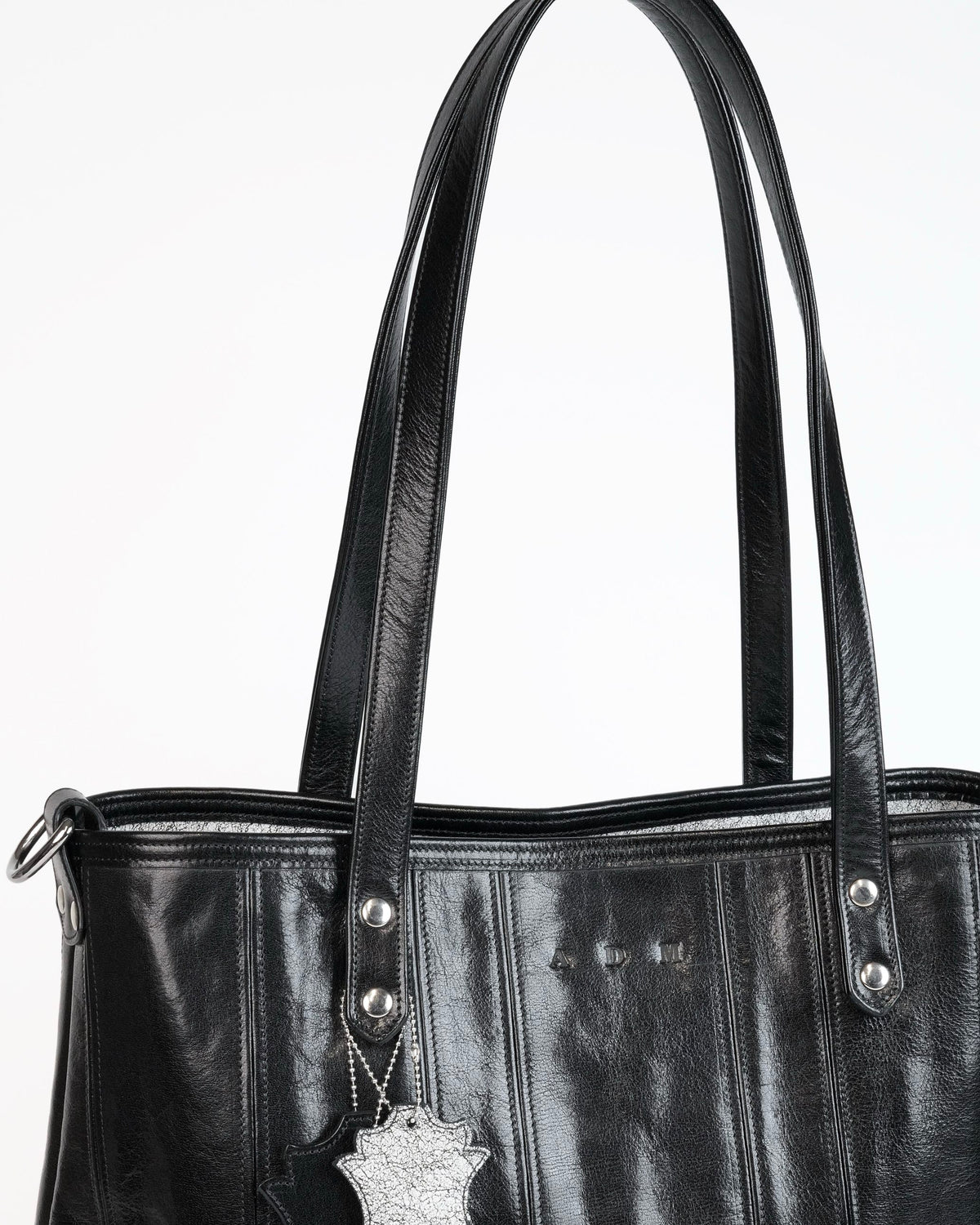 9 Panel Shopper Tote in Black