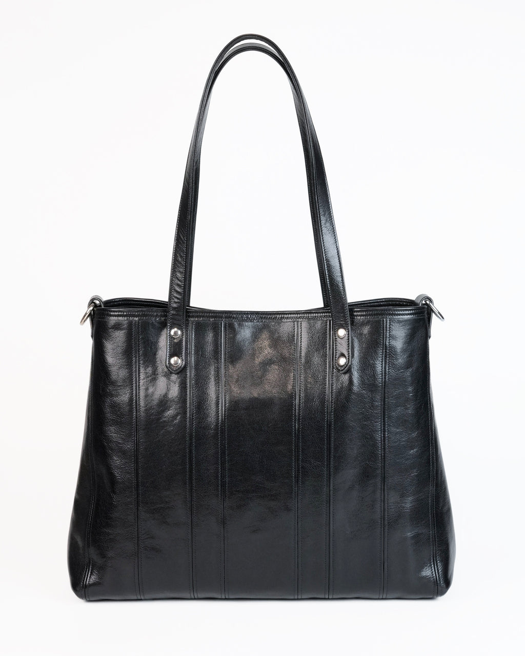 9 Panel Shopper Tote in Black