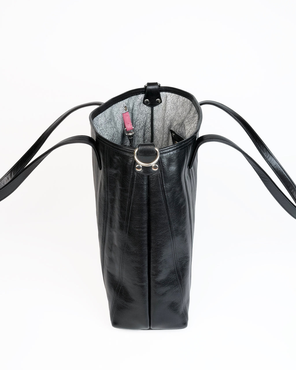 9 Panel Shopper Tote in Black
