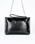 Chained Zip Pouch in Black