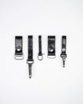 Removable Belt Charms in Deep Black