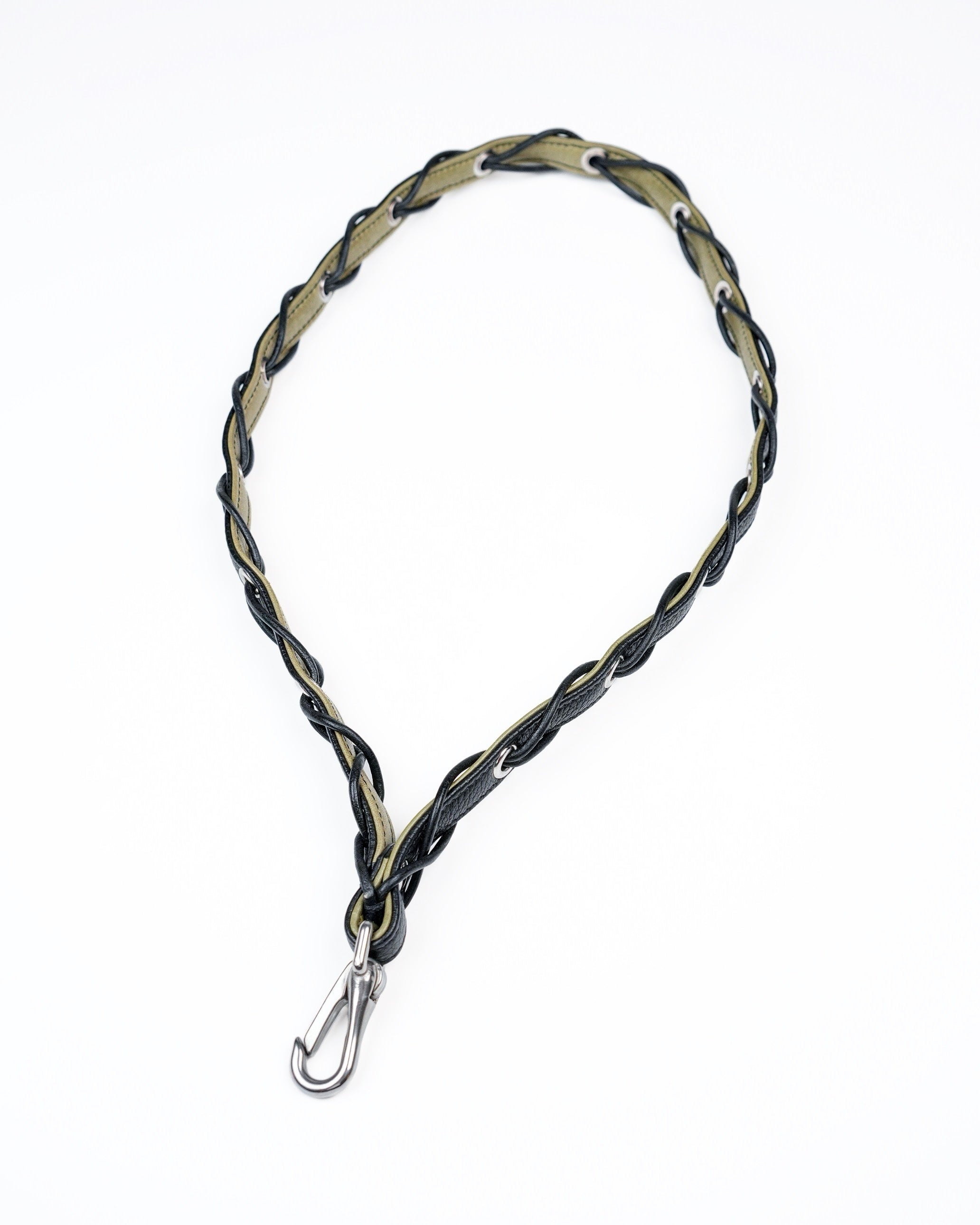 Laced Chain in Black / Khaki