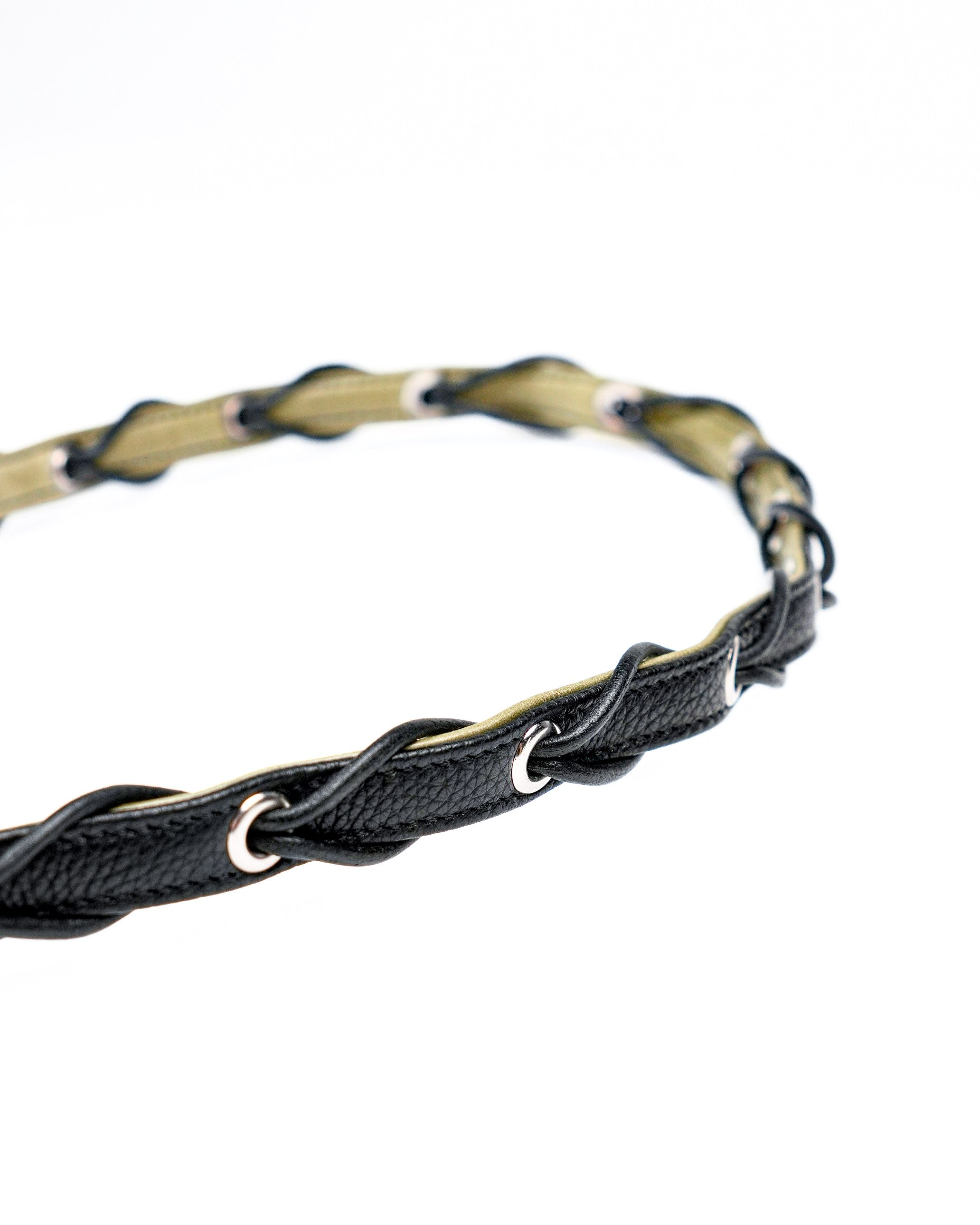 Laced Chain in Black / Khaki