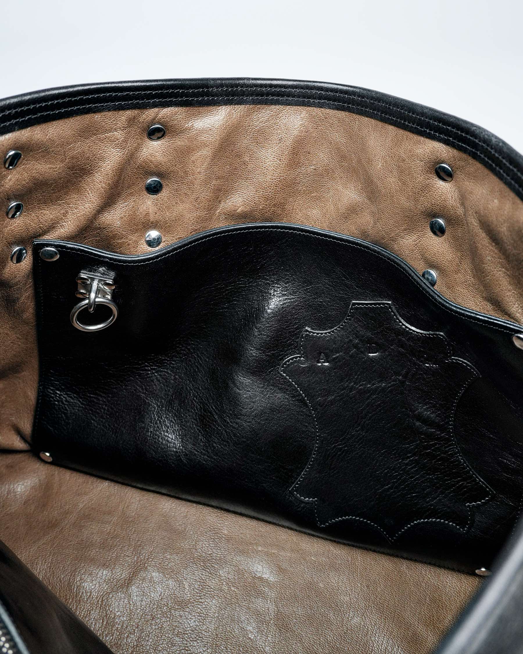 Braided Carryall Bag in Black