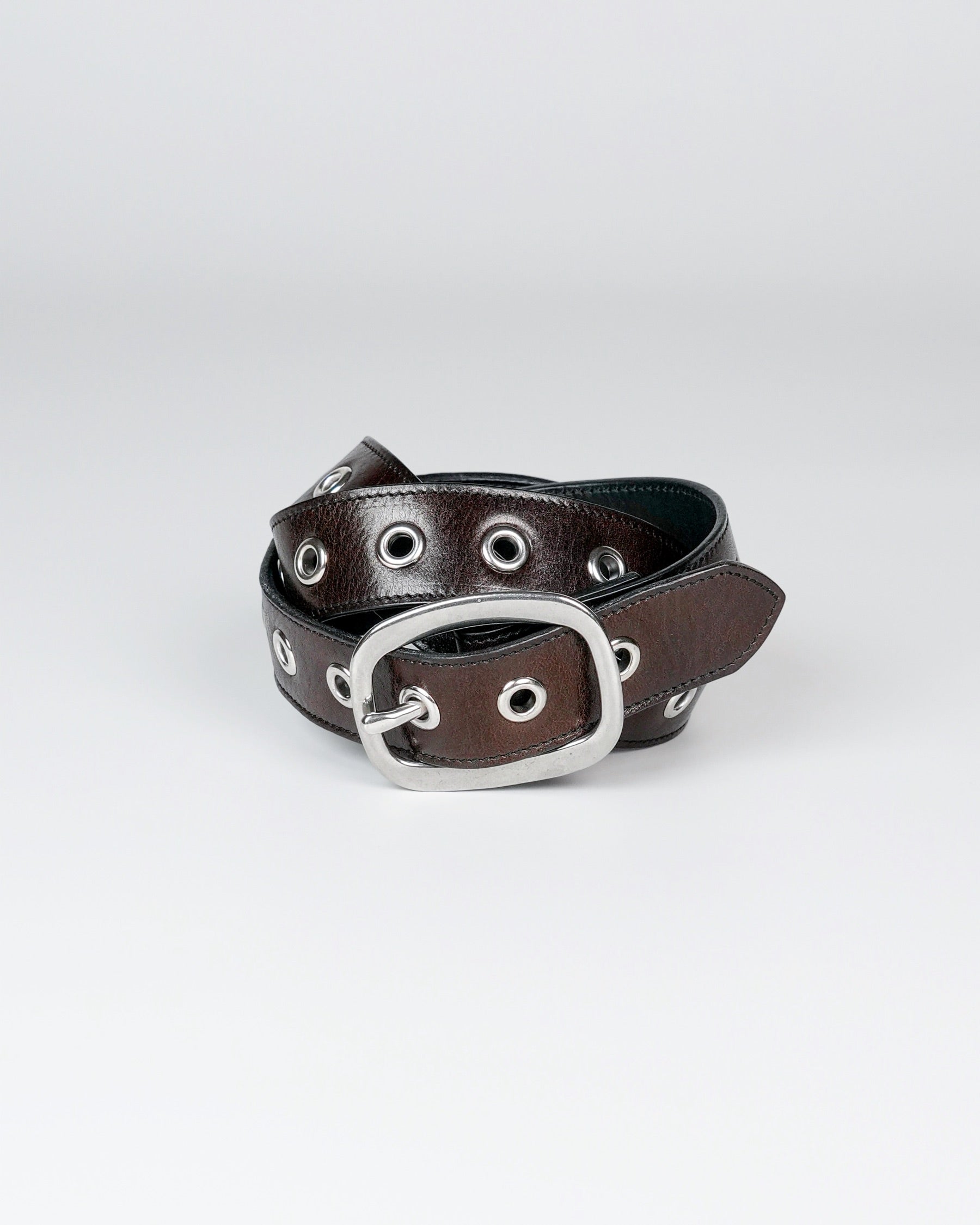 Orbit Belt in Dark Brown
