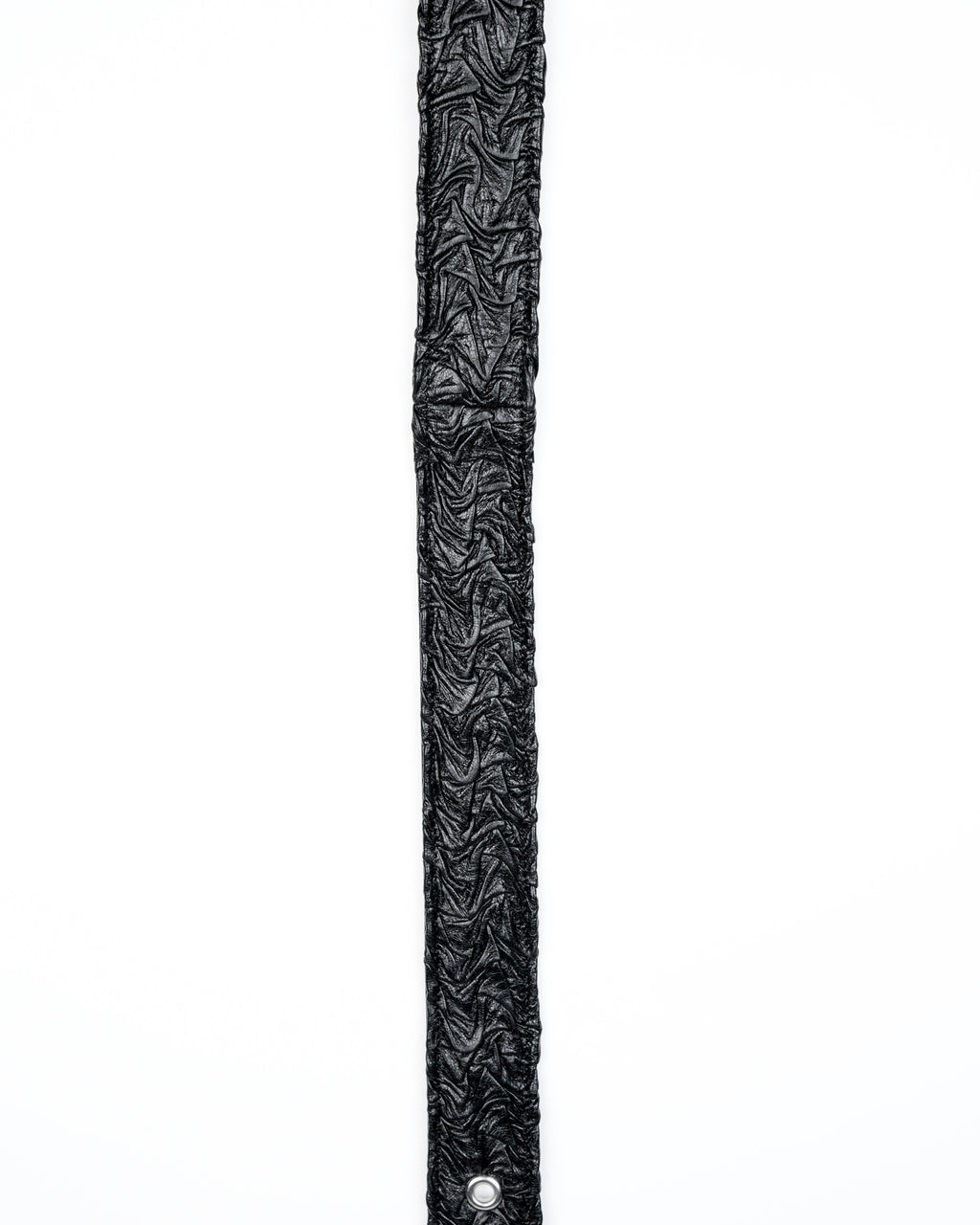 Core Belt in Black Plissé