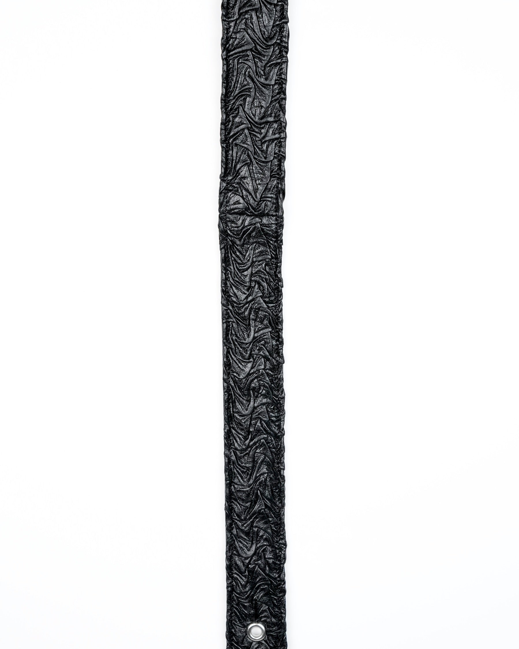 Core Belt in Black Plissé