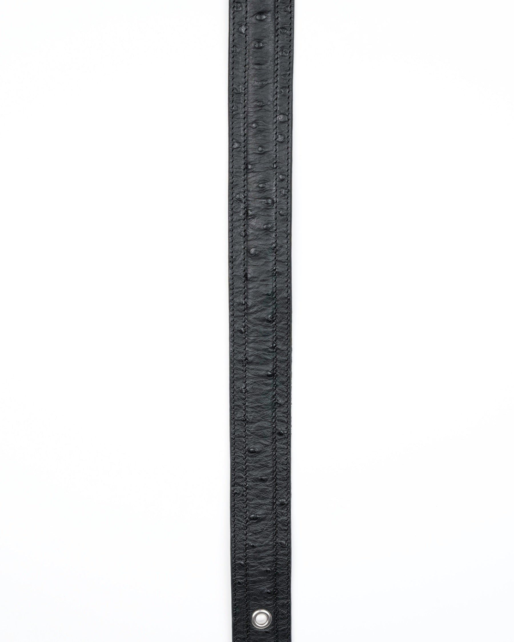 Core Belt in Black Ostrich