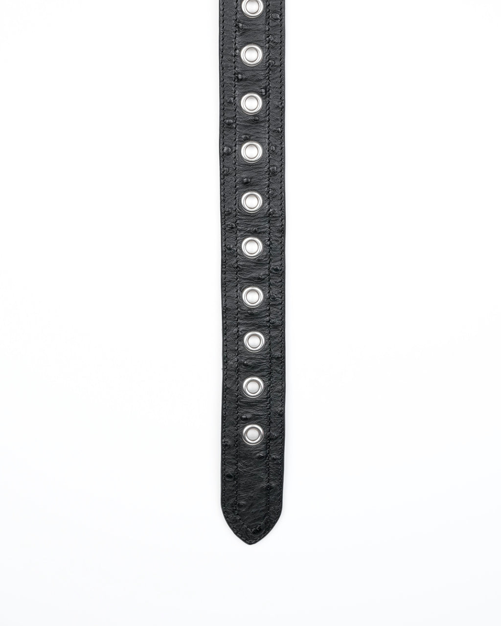 Core Belt in Black Ostrich