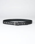Core Belt in Black Ostrich
