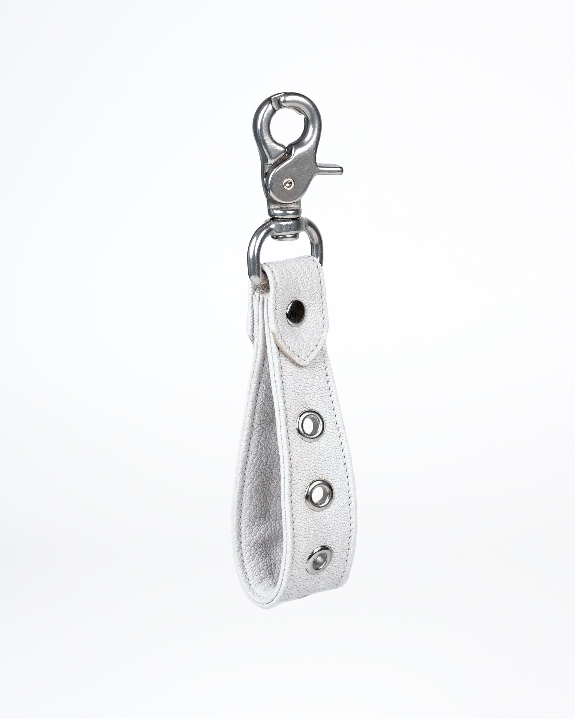 Eyelet Charm in White