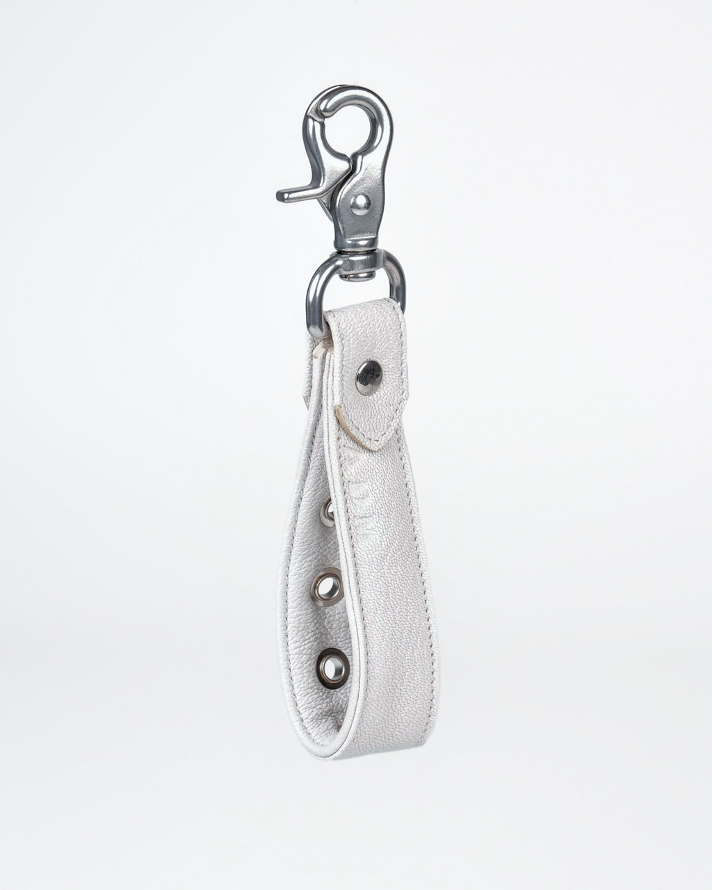 Eyelet Charm in White