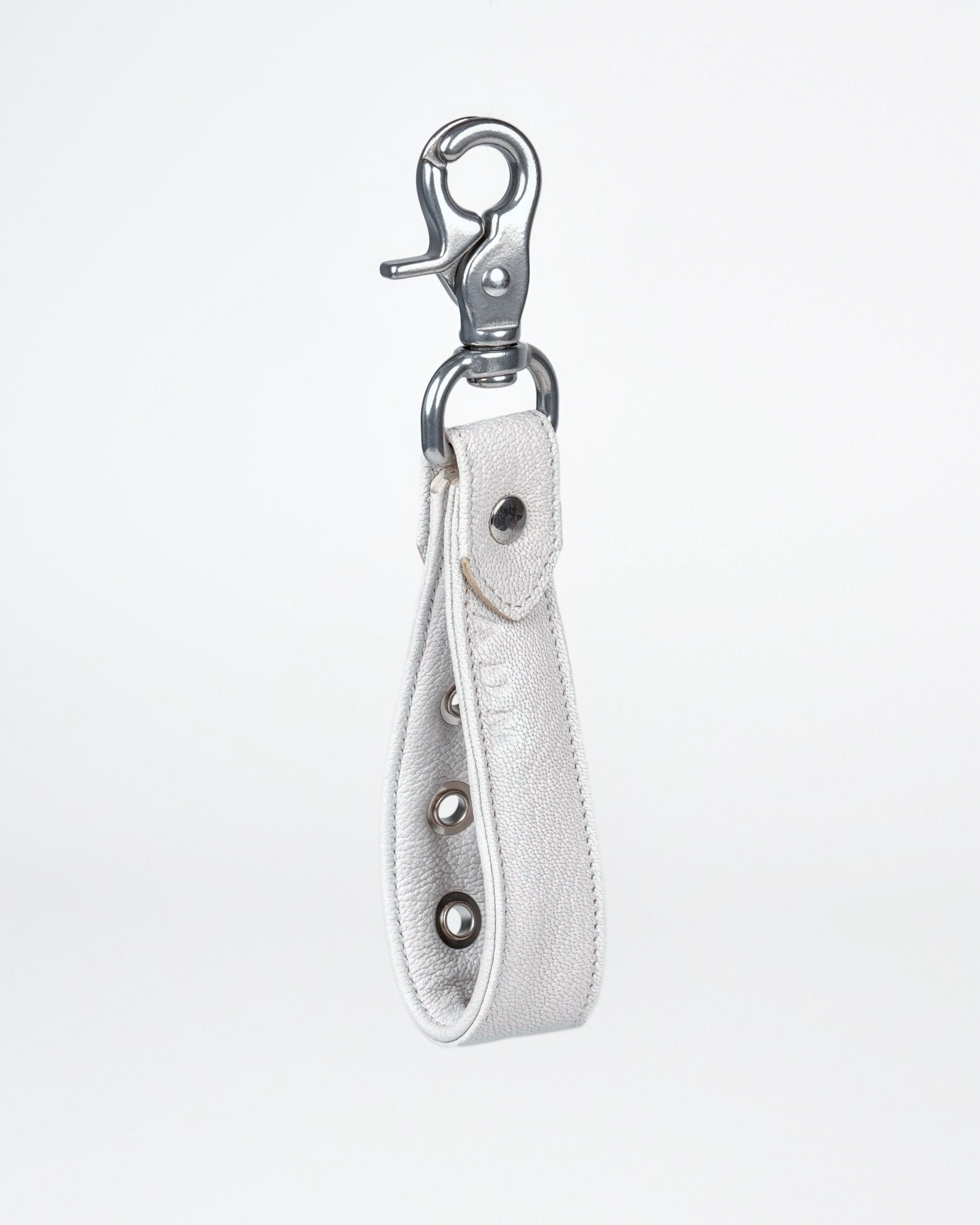 Eyelet Charm in White