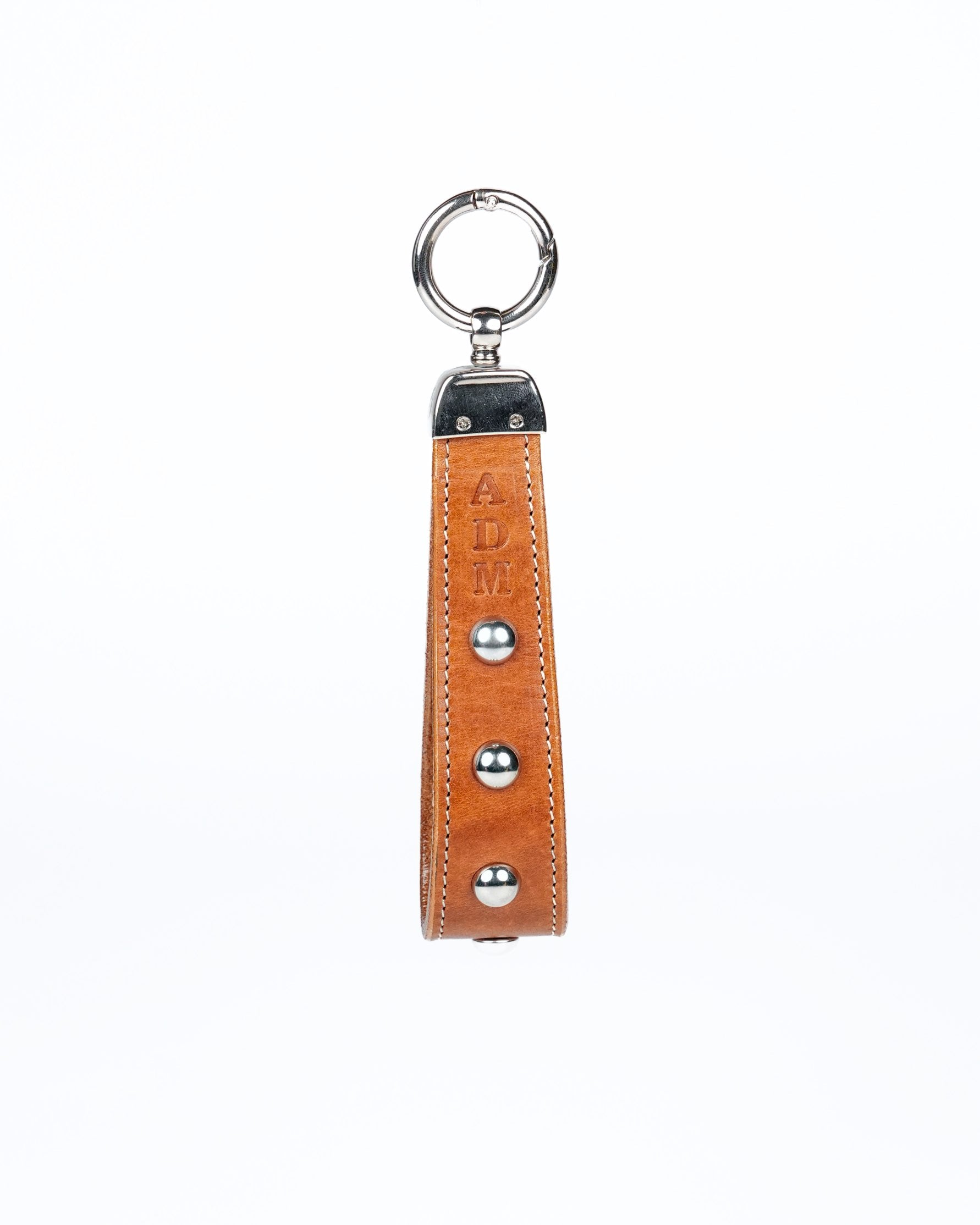 Pearl Keychain in Cognac