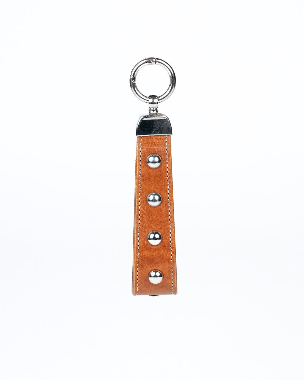 Pearl Keychain in Cognac
