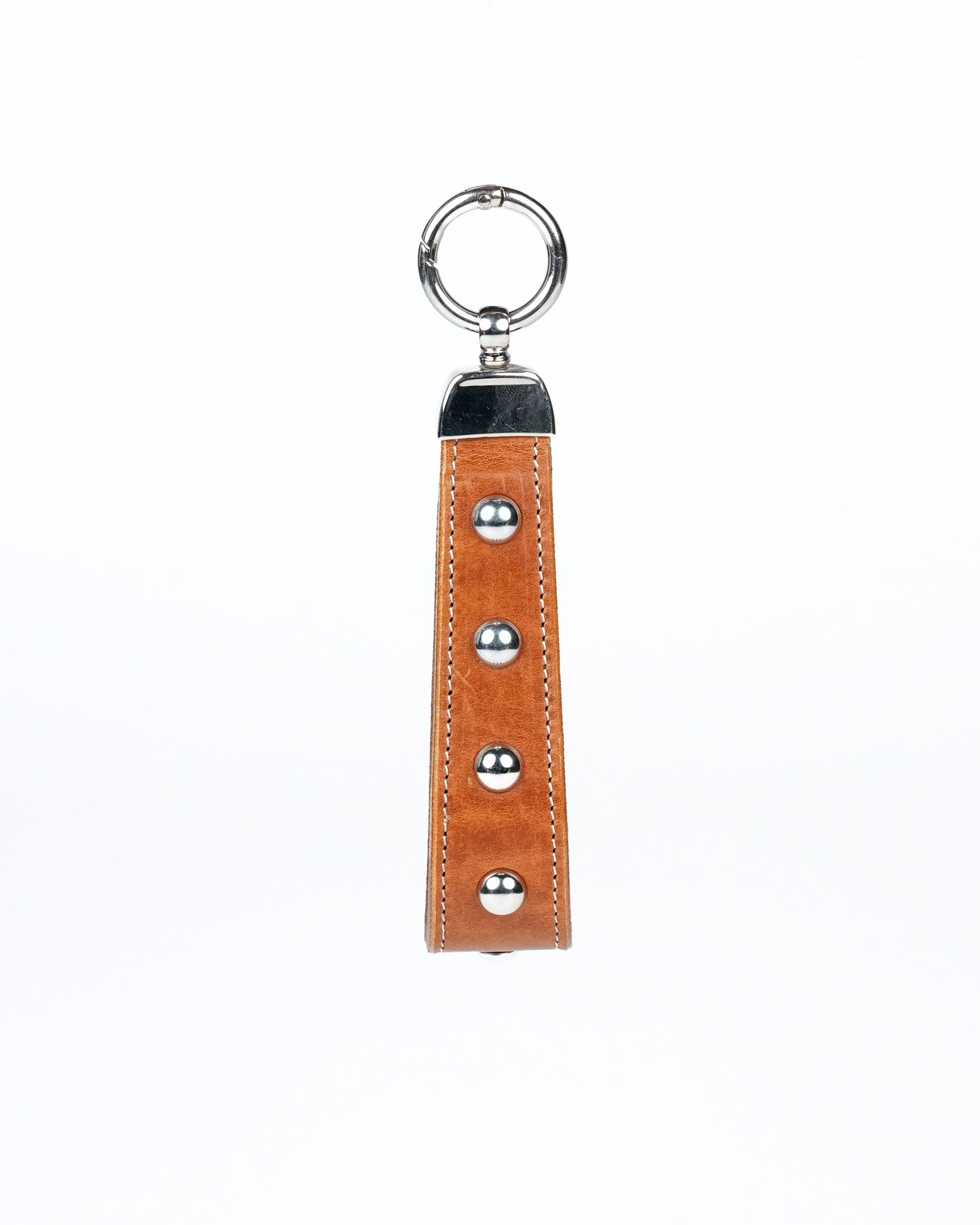Pearl Keychain in Cognac