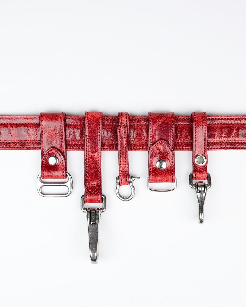 Removable Belt Charms in Red