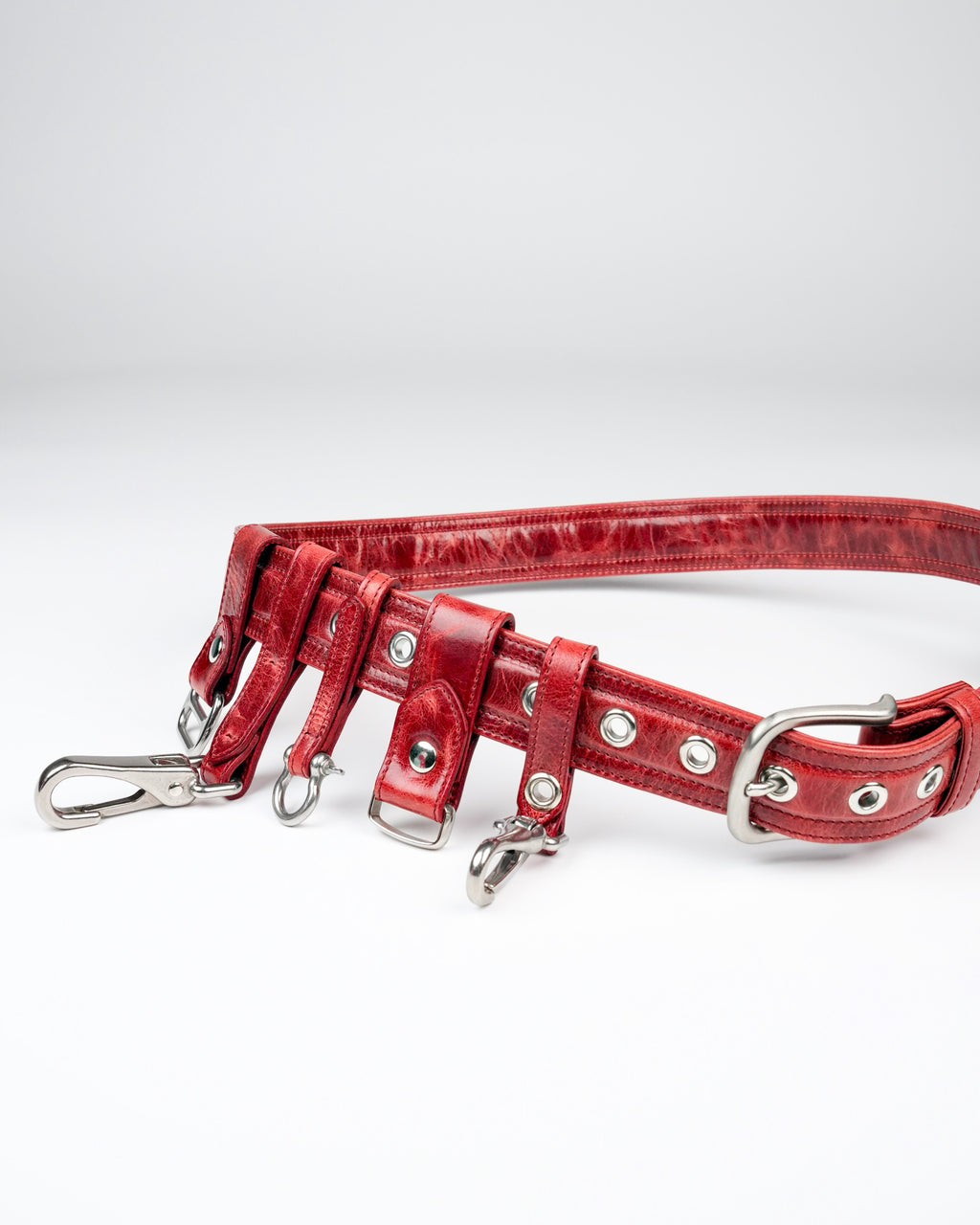 Removable Belt Charms in Red