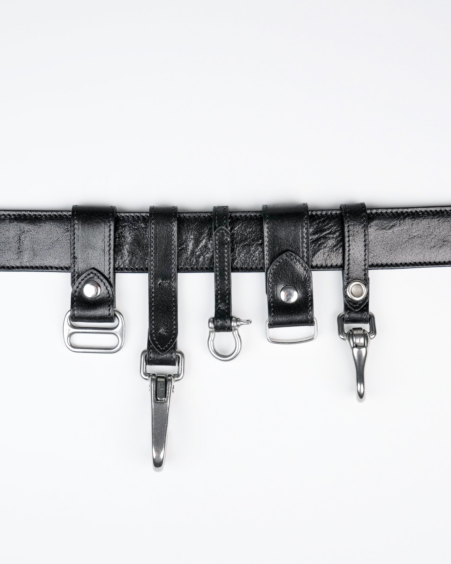 Removable Belt Charms in Deep Black