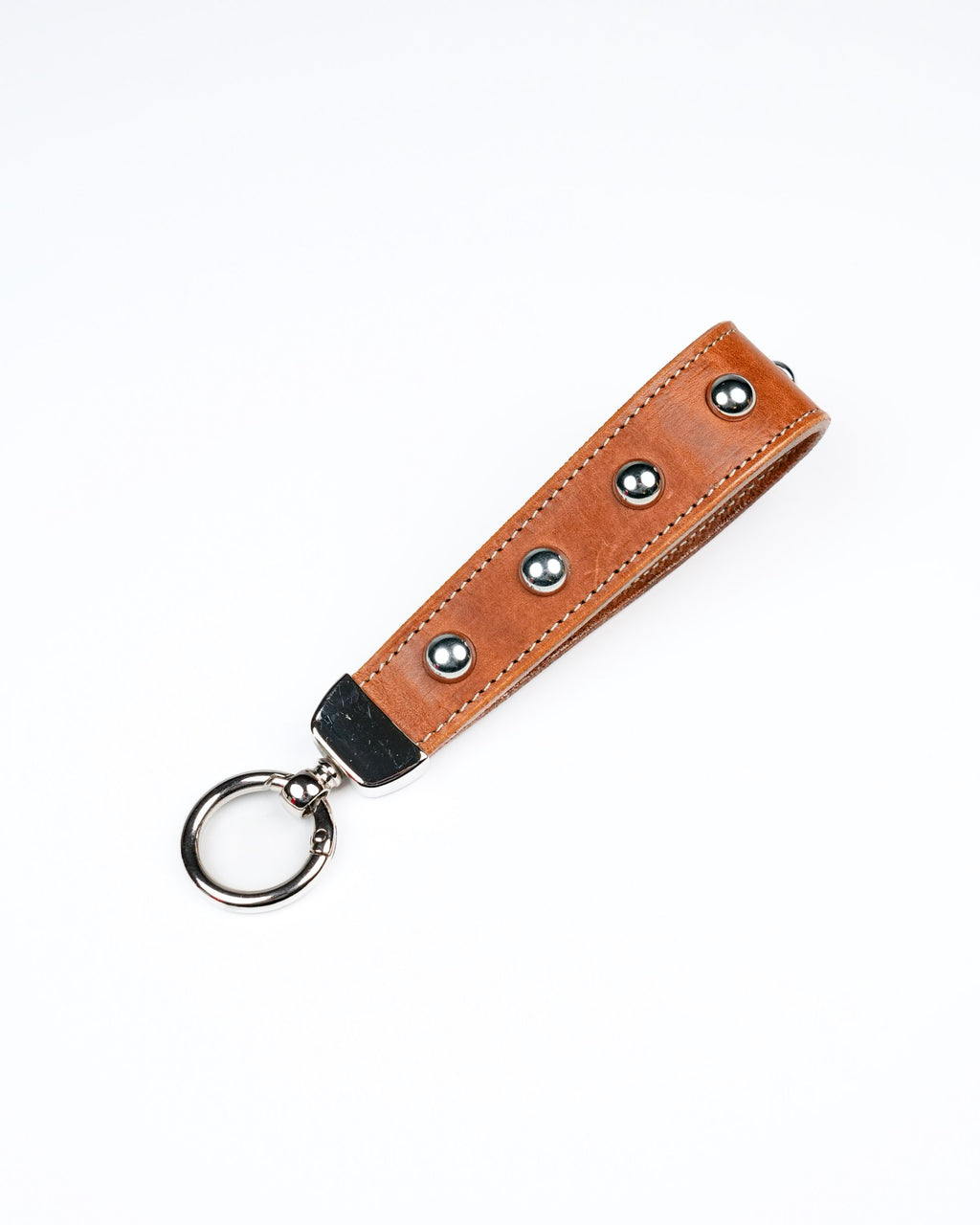 Pearl Keychain in Cognac