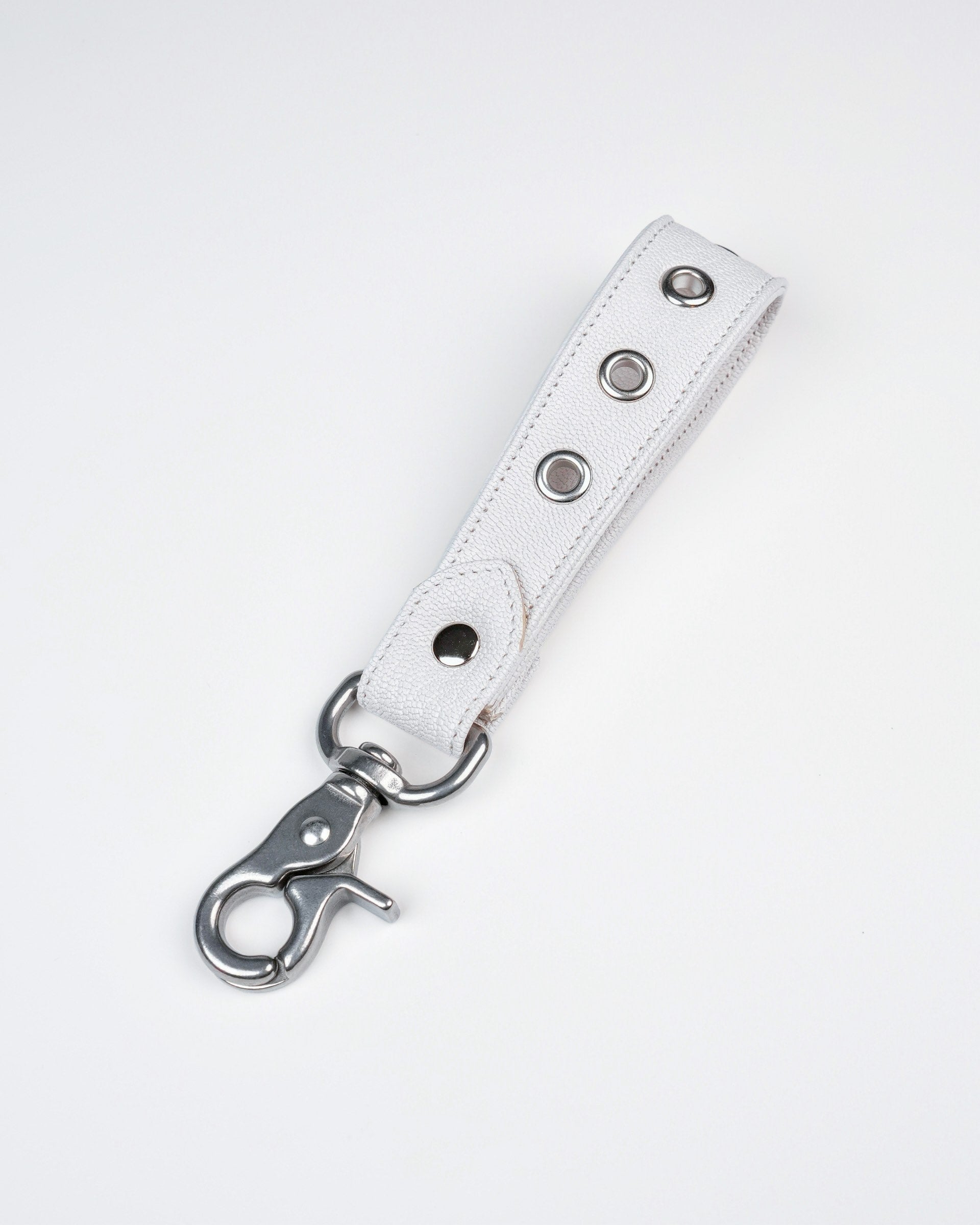 Eyelet Charm in White