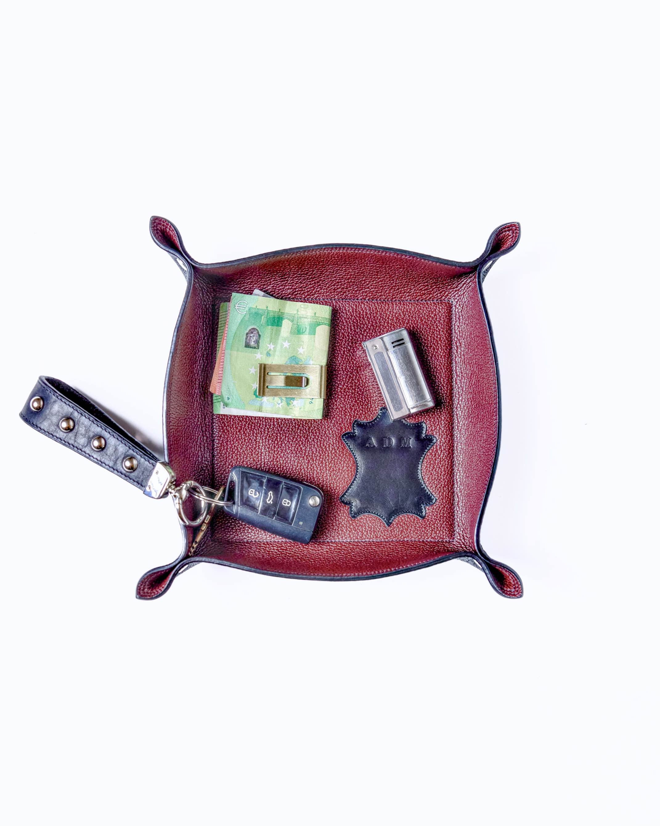 Catchall Tray in Red / Black