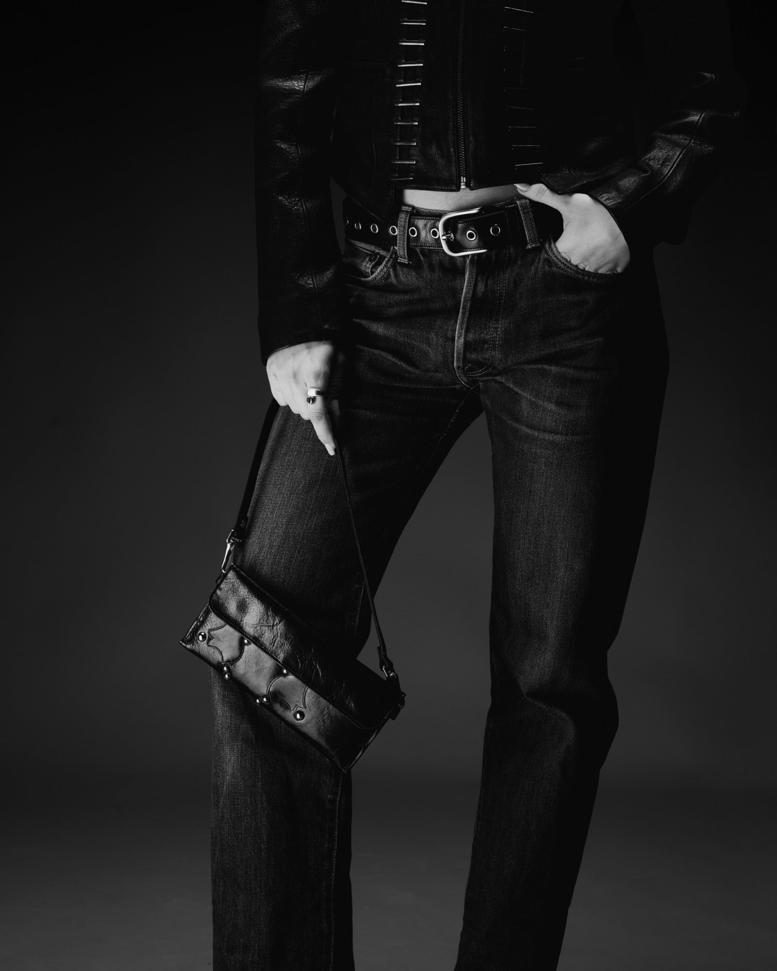 Extended Party Wallet in Deep Black
