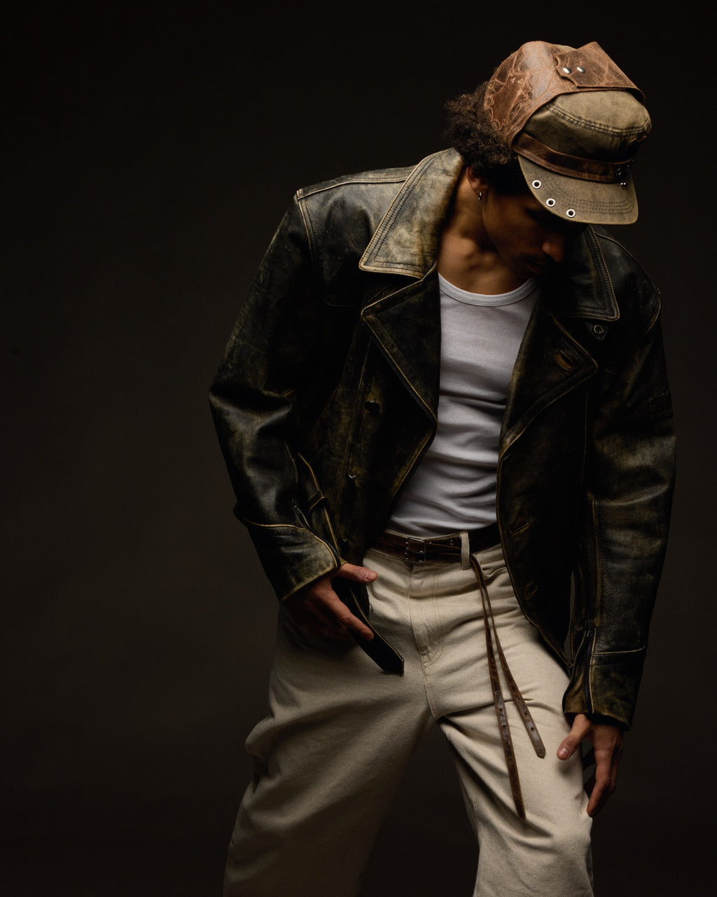 Harness Cap in Brown