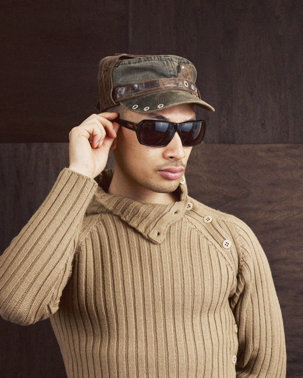 Harness Cap in Brown