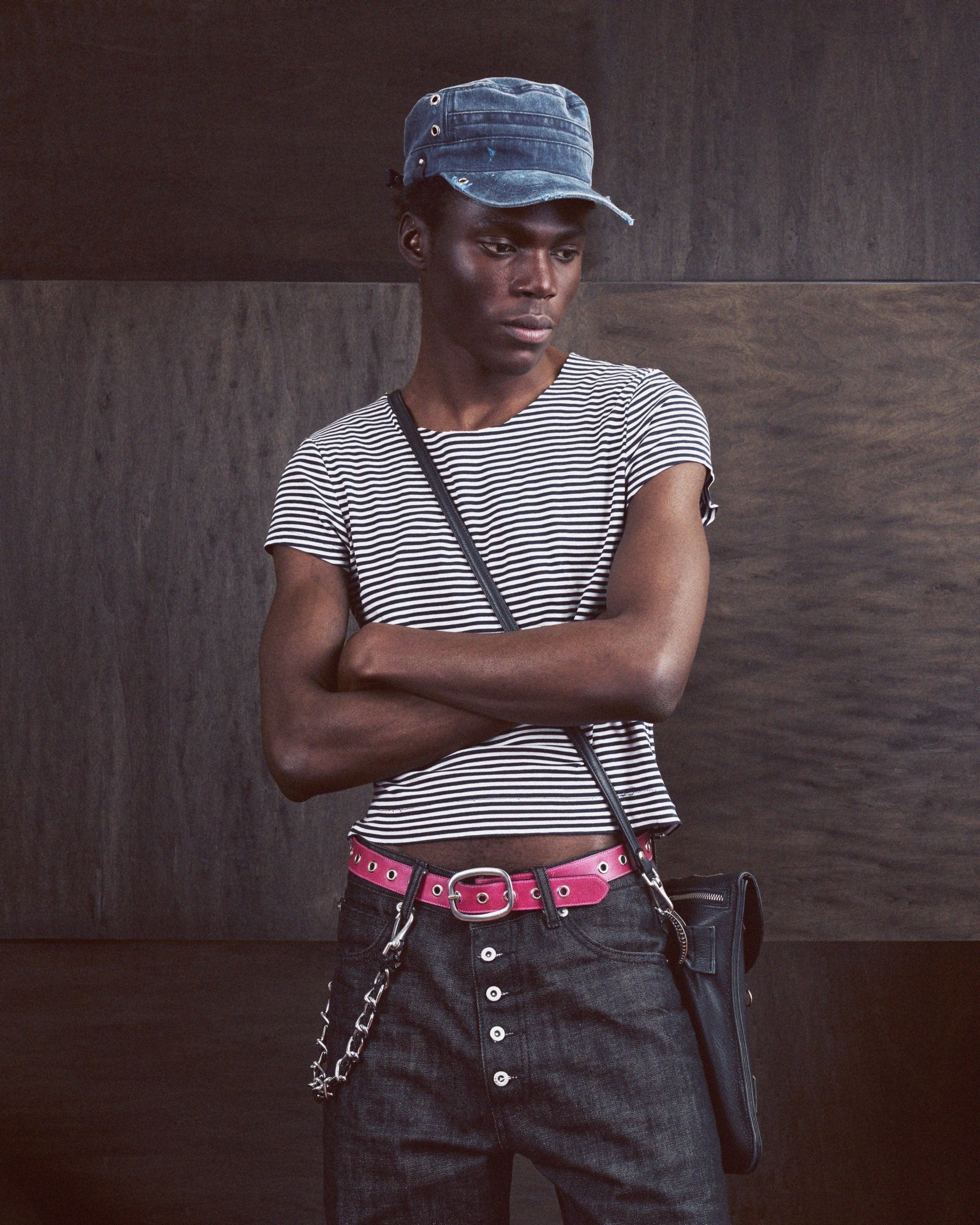 Orbit Belt in Fuchsia Pink