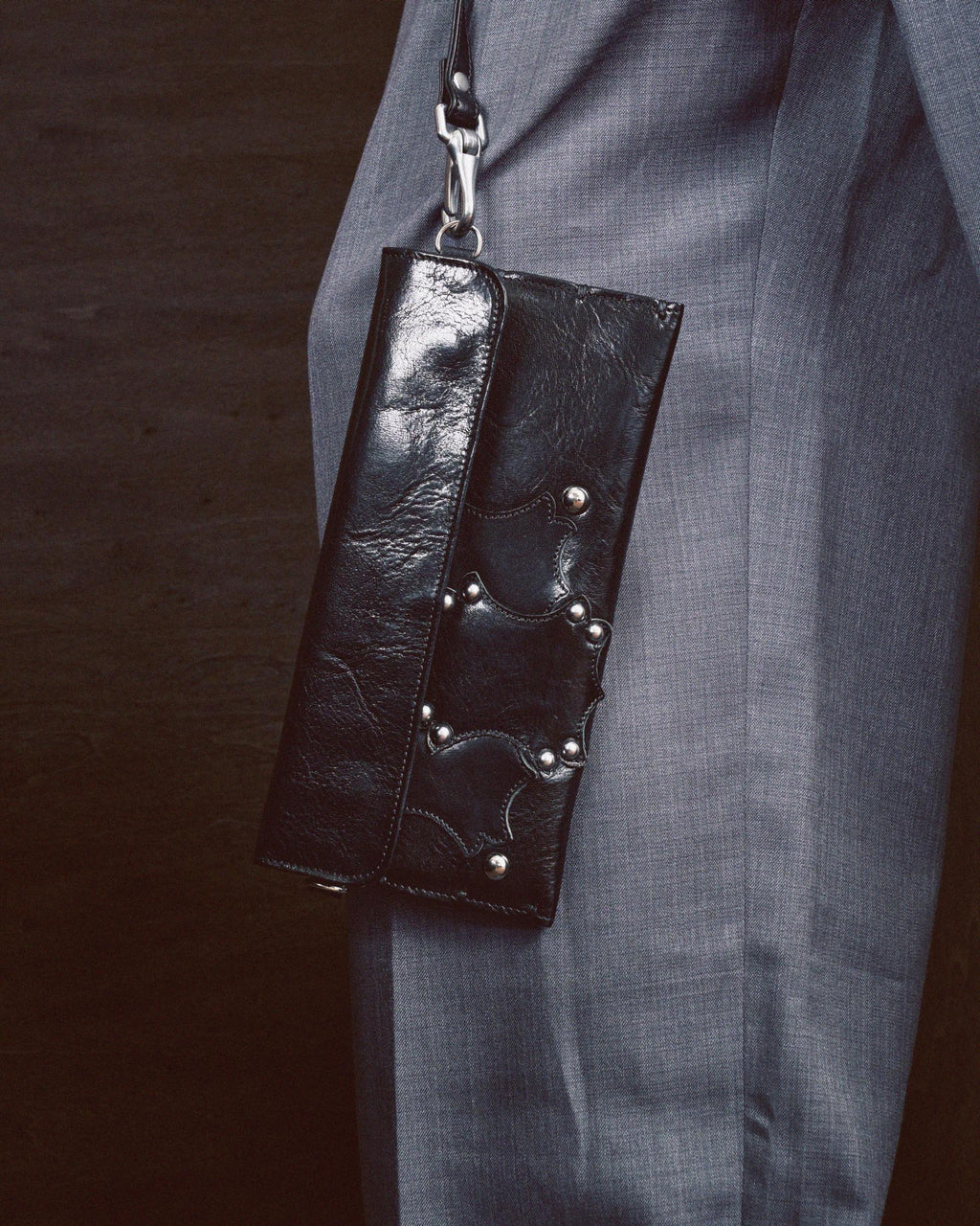 Extended Party Wallet in Deep Black