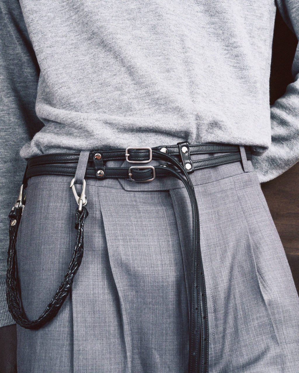 Twin Belt in Black