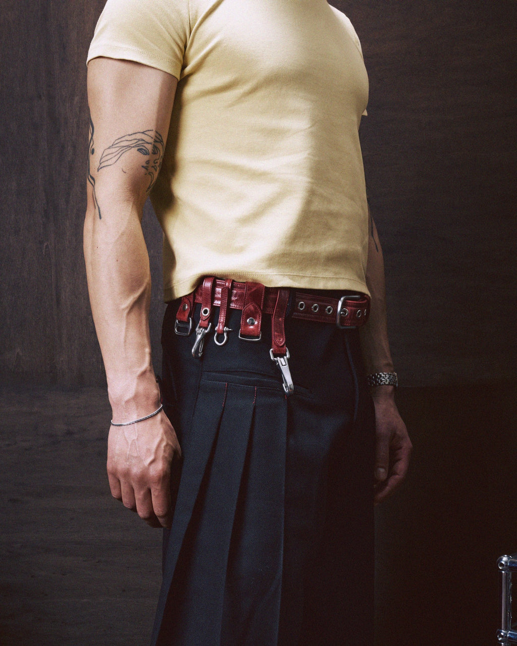 Removable Belt Charms in Red