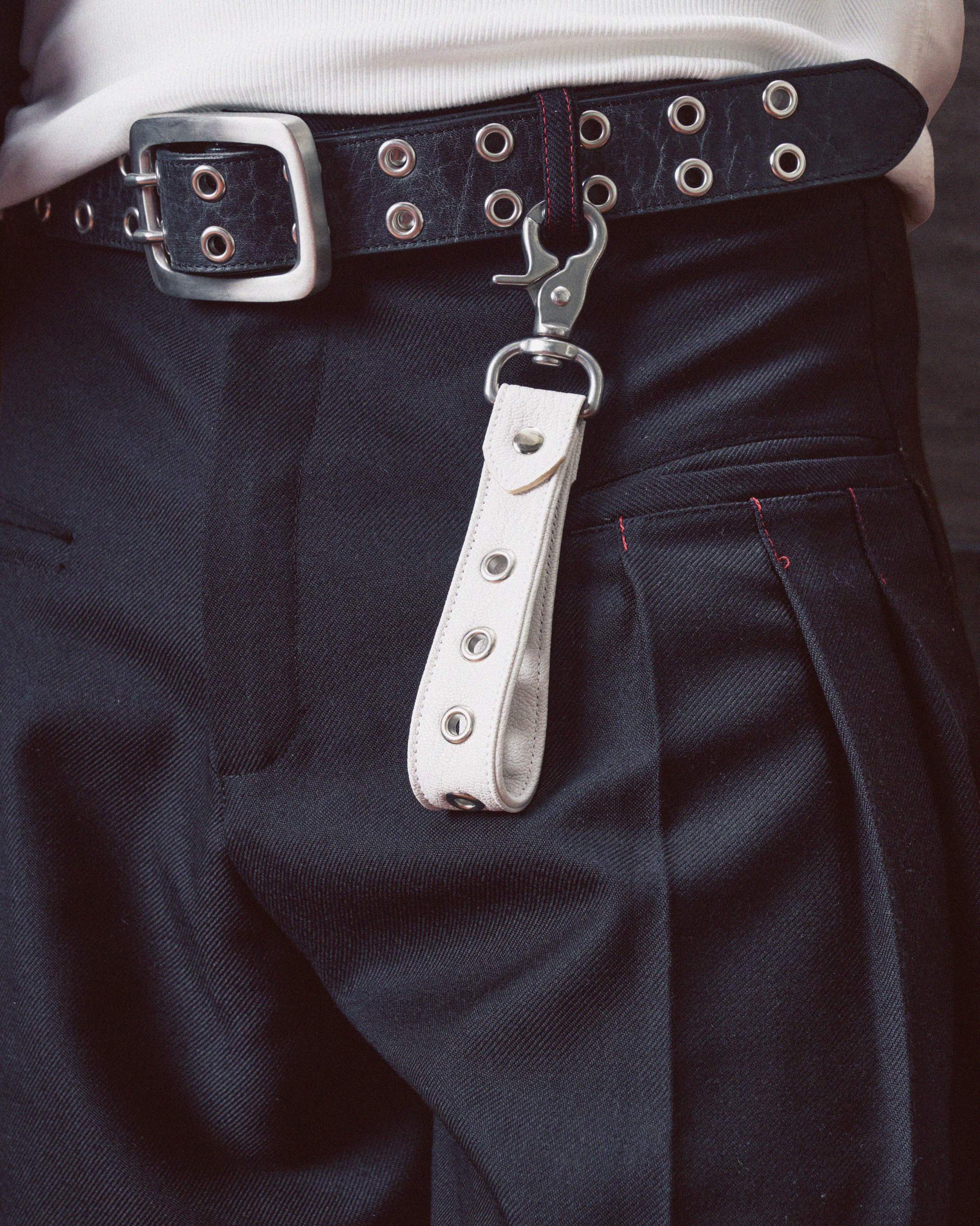 Eyelet Charm in White