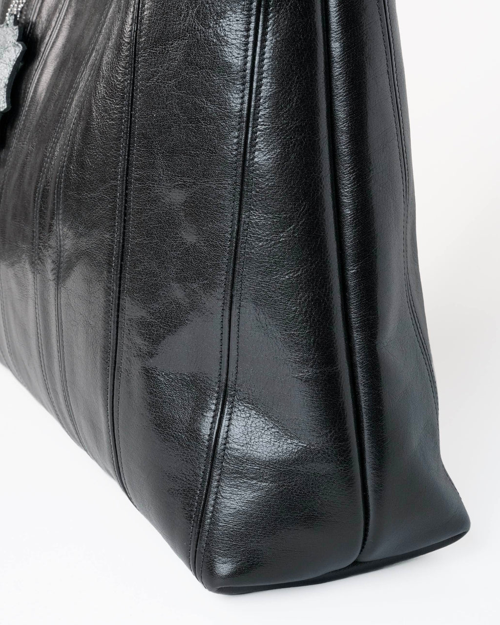 9 Panel Shopper Tote in Black