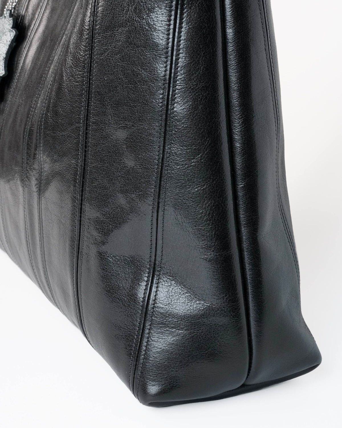 9 Panel Shopper Tote in Black